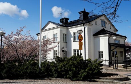 Fastigheten Bievägen 10, Stinsbostaden, i Katrineholm