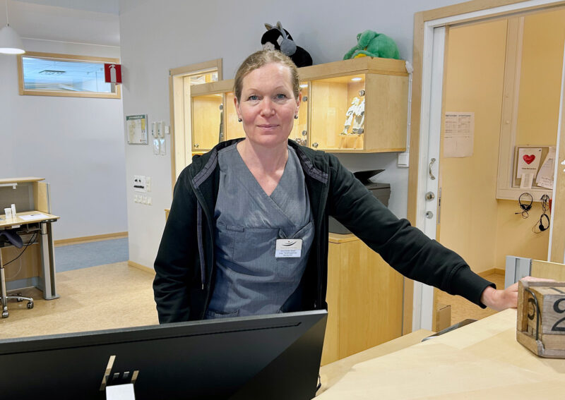 Klinikchef Ann-Sofie Staaf på Folktandvården i Katrineholm